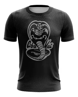 Playera Sublimada Cobra Kai Negro