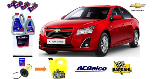 Kit Cambio De Aceite Cruze 1.8l 2013 Acdelco + Anticongelant