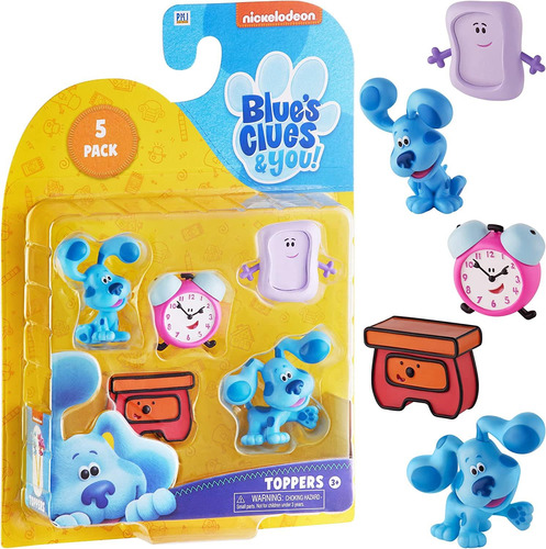 Blues Clues Toppers, Paquete De 5: Mesa Auxiliar Y Jabón