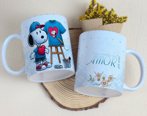 20 Artes Para Caneca Snoopy Dia Das Mães Em Corel #1767