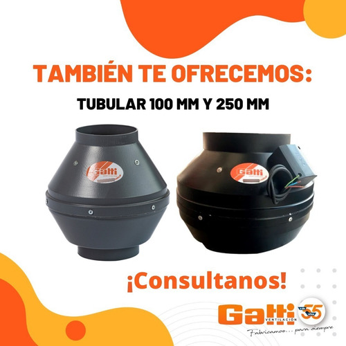 Imagen 7 de 9 de Extractor De Aire Entre Conducto 15 Cm Baño/cocina Gatti Ven