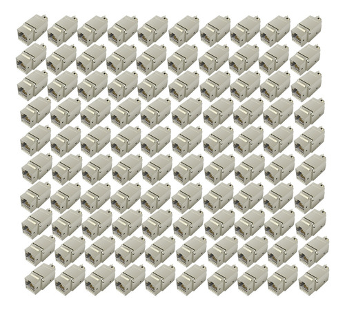 100 Pz De Jack Cat7 Rj45 Blindado Autoponchable Ftp Ethernet