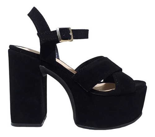 Imagen 2 de 4 de Sandalias Sami Gamuza Black