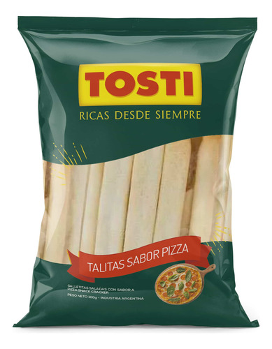 Pack X 6 Talitas Tosti Pizza X 100 Grs