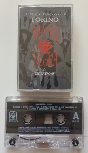 Cassette - Mano Negra - Torino - Sello Alerce 1996