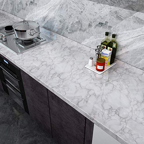 Papel Pintado Livelynine Marble Para Encimeras Despegables,