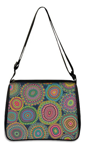 Bolso De Mano Mandala Flowerote Para Mujer  Bolsa De Compras