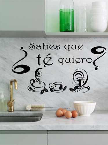 Vinilos Decorativos! Modelos Para Cocina  Con Frase