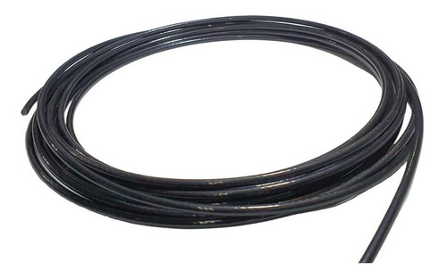 Cable De Acero 1/8-3/16 Forro Nylon Negro Gimnasio Obi (25m)