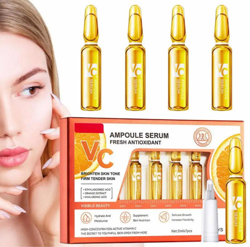 Ampollas De Serum Con Vitamina C Antioxidante