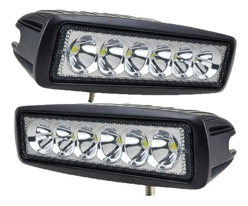 Focos Led 18w Barra Neblinero Auto - Generico