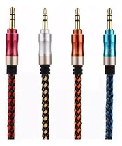 Comprar Cable Auxiliar Plug 3.5mm Nylon Jack Macho Audio Sonido Mp3