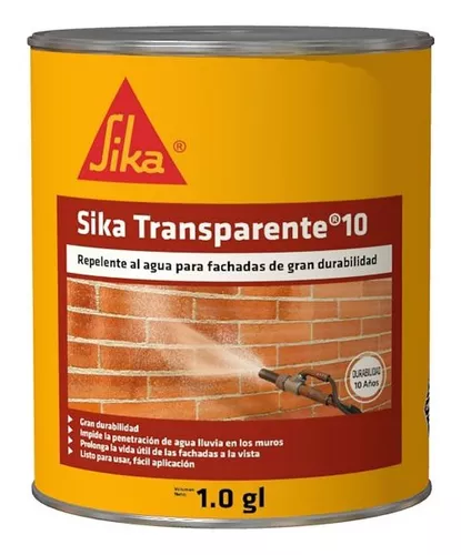 Sika Transparente 10 Repelente Impermeabilizante X 1 Gal.