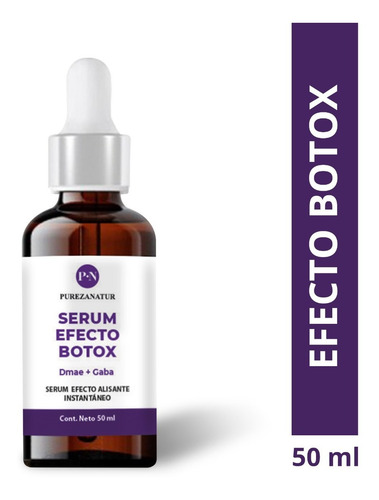 Imagen 2 de 7 de Serum Facial Efecto Botox Con Dmae Y Gaba Elasticidad 50ml