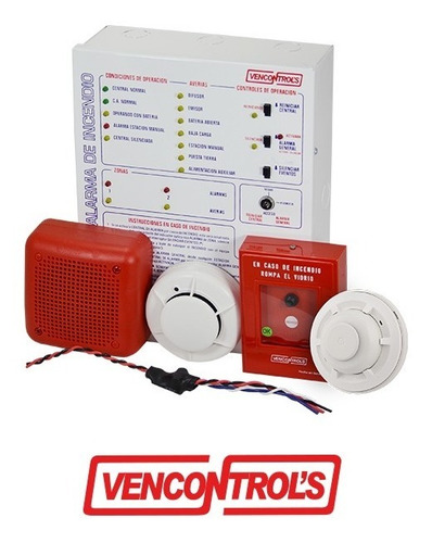 Combo Central De Incendio Vc-4xpress  Vencontrol 4 Zonas