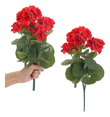 Begonia De Seda Artificial Ramos Simulados Decoración