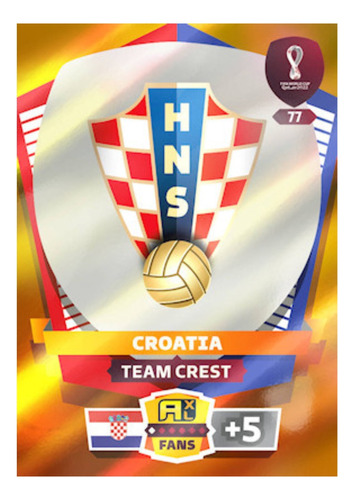 Cartas Adrenalyn Qatar 2022 - Team Croatia.