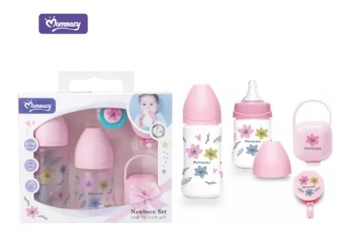 Kit De Biberones Anticolico De 5 Piezas Marca Momeasy