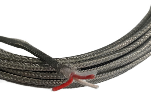 2 Mts Cable Señal Termopar Rtd Pt100 Forro Fibra Y Malla