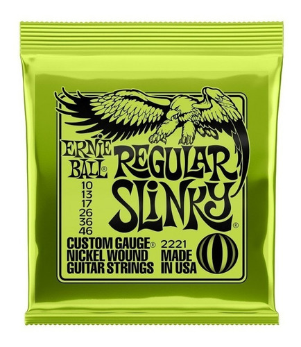 Cuerdas Ernie Ball Regular Slinky 10-56