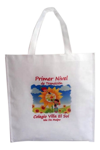 Bolsa Reutilizable Personalizada 30x40 Cm- 10 Unidades 