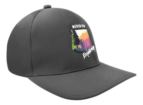 Gorra Campismo Wallis Never Stop Exploring Negro C9203165