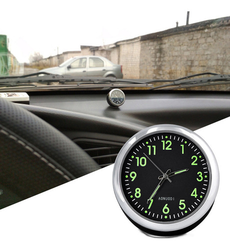 M Reloj De Pared Fluorescente Para Coche En Forma De S,