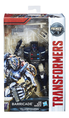 Tf The Last Knight - Dlx Class Barricade (premier Edition)