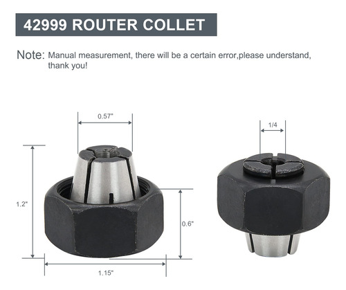 Pinza De Enrutador De 6 Mm Para Modelos De Cable Porter Delt