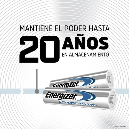 Energizer Litio Aa Blister 12 Unidades 1.5V