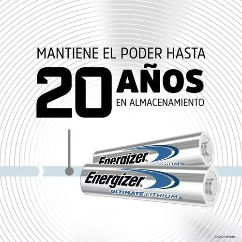 Pila Energizer Litio Aa Blister 12 Unidades 1.5v L91