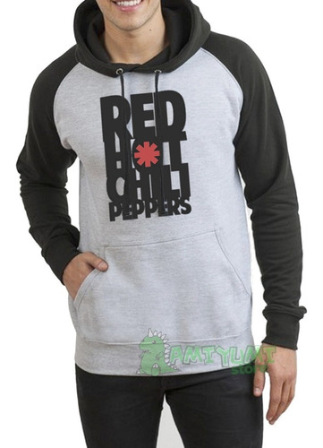 Blusa Red Hot Chili Peppers Raglan Moletom Canguru Moleton 