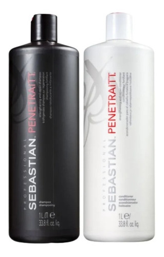 Kit Shampoo+ Cond.1 Litro Penetraitt Sebastian Professional