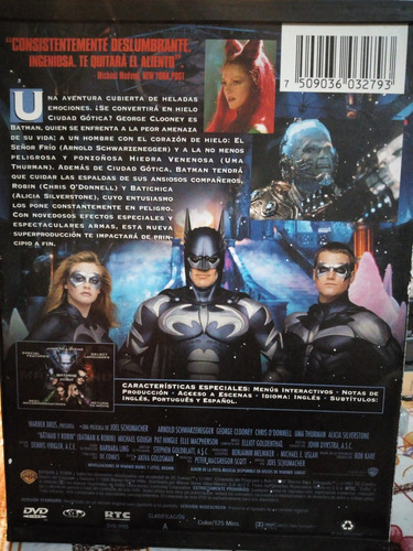 Batman Y Robin. Pelicula En Dvd. | MercadoLibre