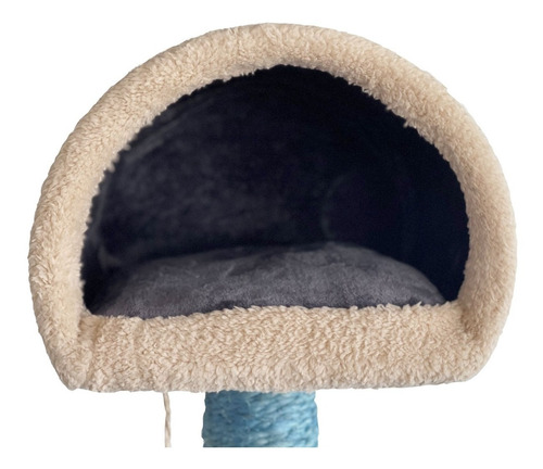 Imagen 9 de 10 de Rascador Para Gatos Mueble | Juguete Árbol Rascadero 70cm