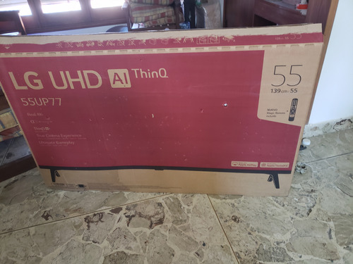 Caja Tv Smart Vacia  55 Pulgadas LG Uhd Al Thinq 