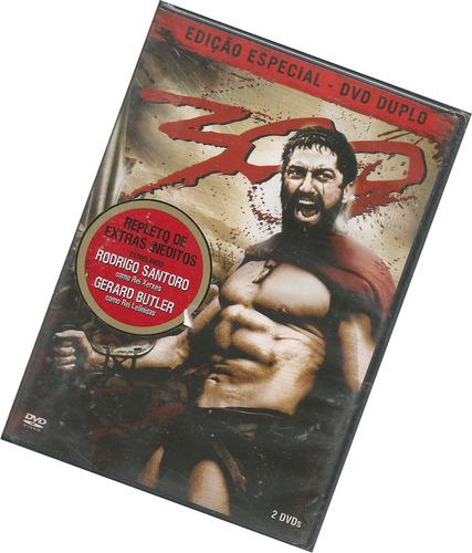 300 Com Gerard Butler Dvd Duplo Lacrado