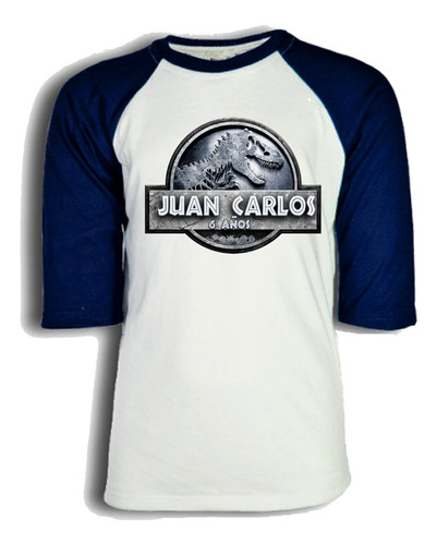Playera Jurassic Park (parque Jurásico) Personalizada