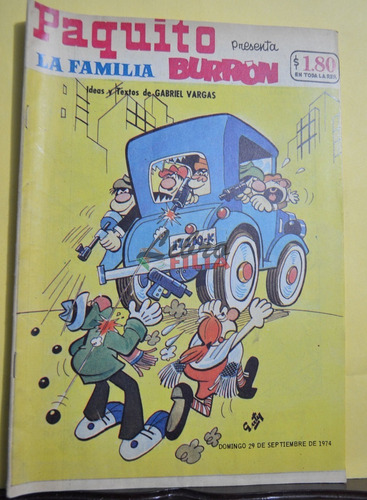 Comic No. 17210 De Paquito Presenta La Familia Burrón (1974)