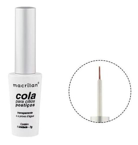 Kit 12 Cola Para Cílios Postiços Macrilan Transparente