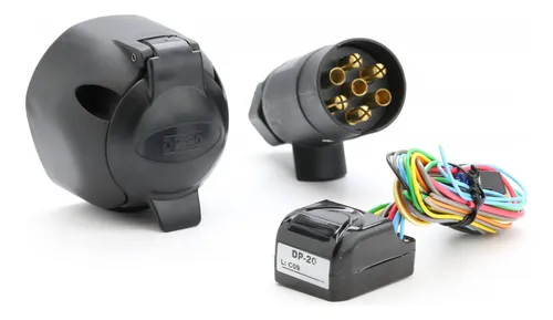 Conector Macho- Hembra Trailer + Módulo Emulador 6 Víasdp20