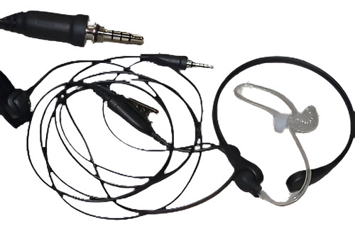 La Garganta Vibrar Auricular Micrófono Para Yaesu Ft-250r Ft