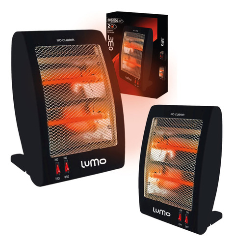 Set X2 Calefactores Calentador Electrico Cuarzo Compacto 2 N