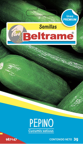 Semillas De Pepino Para Huerta Cultivo - Beltrame En Sobre