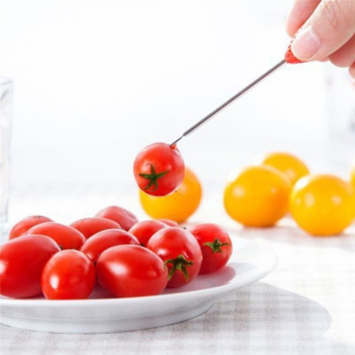 Aleissi 6 Palillos Y 1 Contenedor De Mini Frutas Para Botana