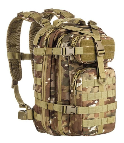 Mochila Tática Assault Invictus Cor Multicam