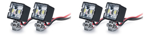 2 Luces Led Rc Para Coche, Foco Delantero, Para 1/10 Rc Craw