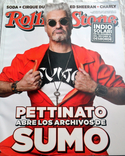 Rolling Stone 229 Indio Solari Olavarria * Sumo X Pettinato