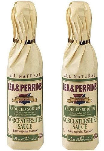 Lea & Perrins Reducido En Sodio Salsa Worcestershire (pack D