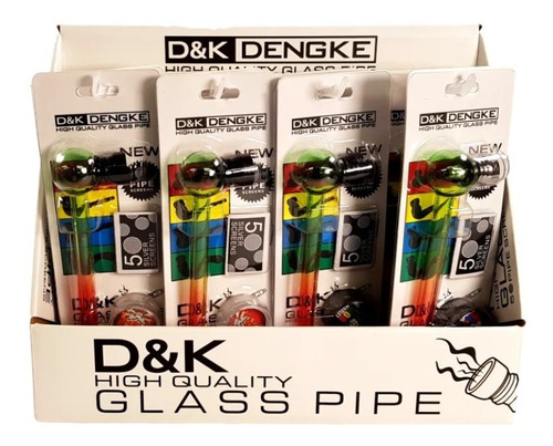 Pipas De Pirex  (vidrio) D&k Glass Mas 5 Filtros De Regalo